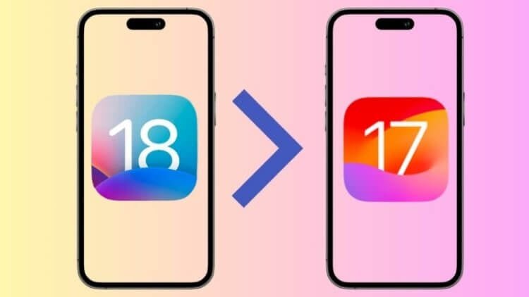    После установки бета-версии iOS 18 многие захотели вернуться на iOS 17. Изображение: br.tenorshare.com