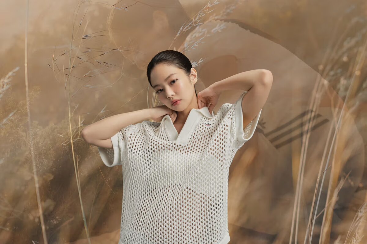    Дженни из Blackpink снялась в кампании adidas и CLOT (фото 1)