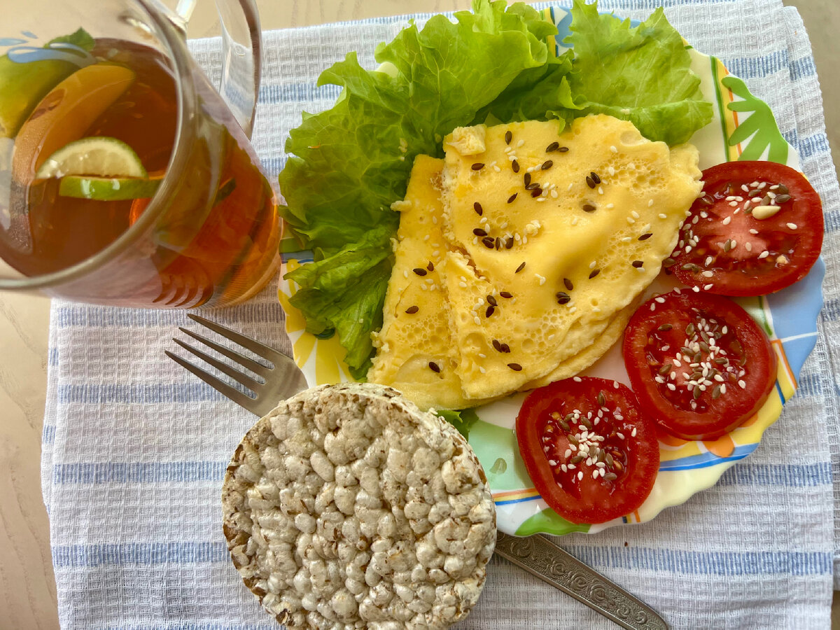 Мой завтрак. Фото автора. 