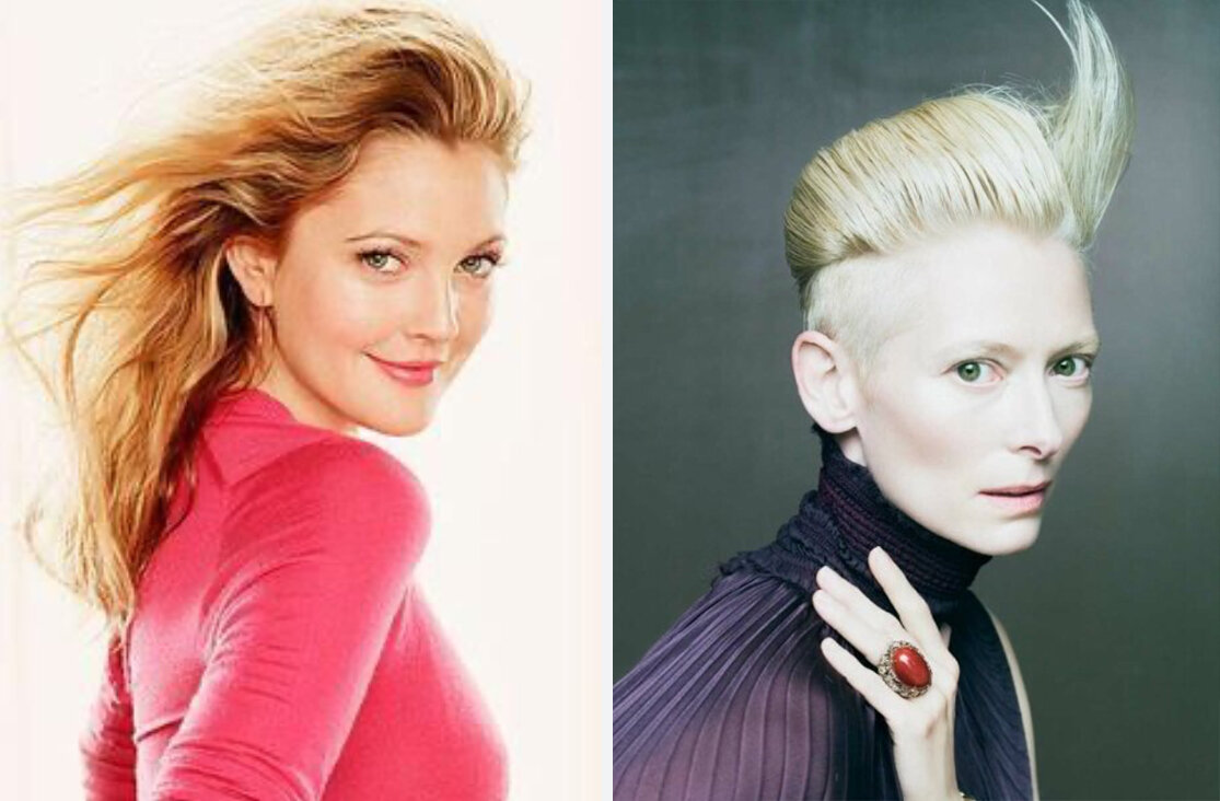 В обычной жизни люди охотнее будут открываться, интересоваться, любоваться и все такое прочее женщинам, которые выглядят как Дрю Берримор, а не как Тильда Суинтон. Она вот как раз на любителя. Хотя благодаря очень крутому имиджу она считается очень стильной женщиной, в отличие от Дрю.