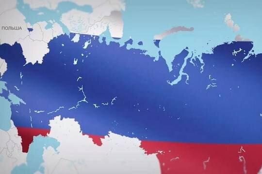    Дмитрий Медведев поздравил россиян с праздником картой, включающей Украину