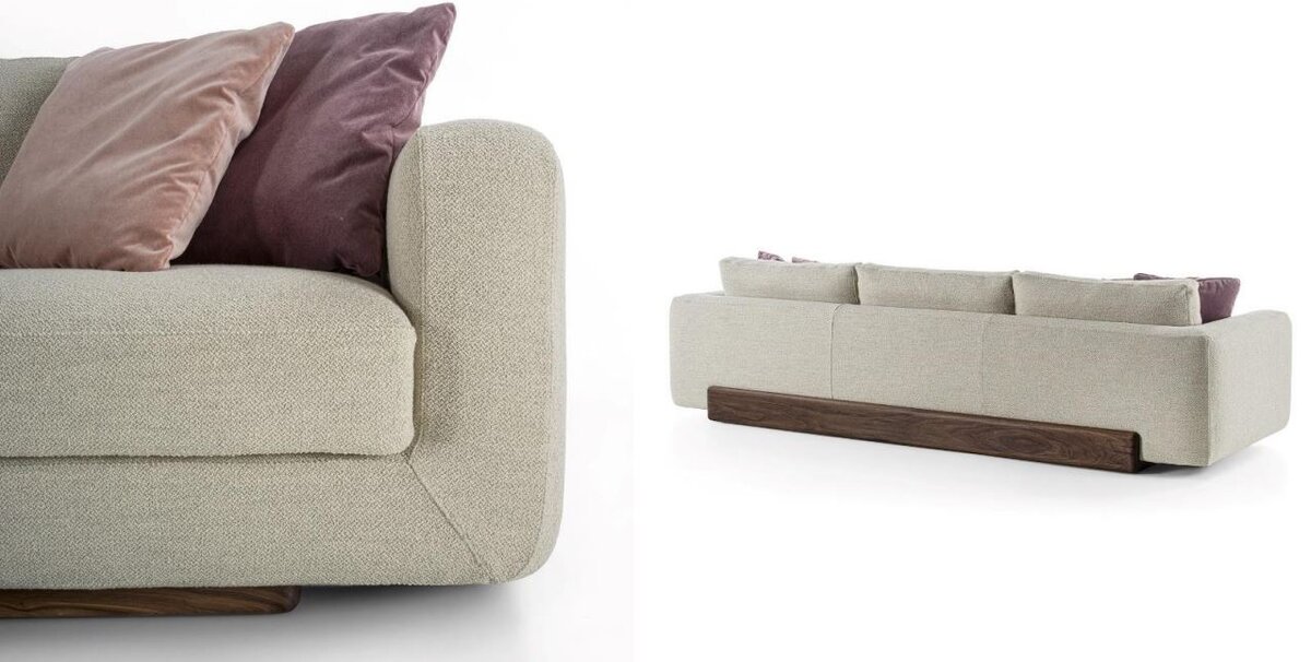 Диван Sospiro от Riva 1920 органично сочетает комфорт и изысканность.