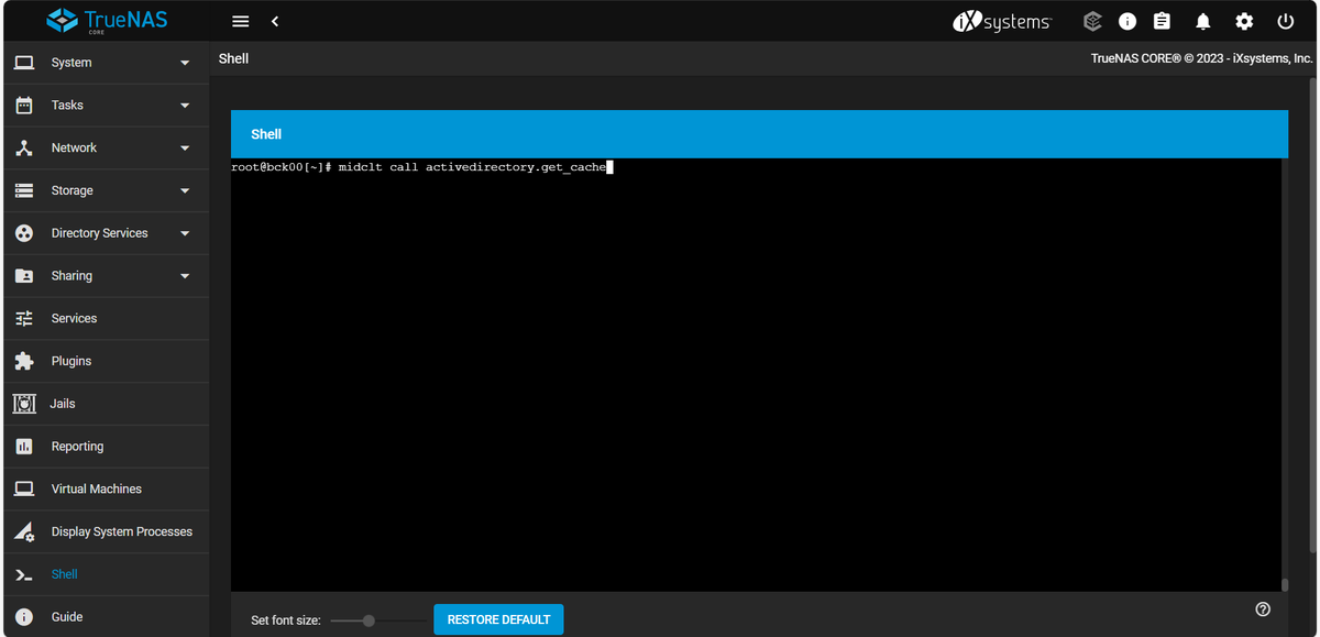 Data shell