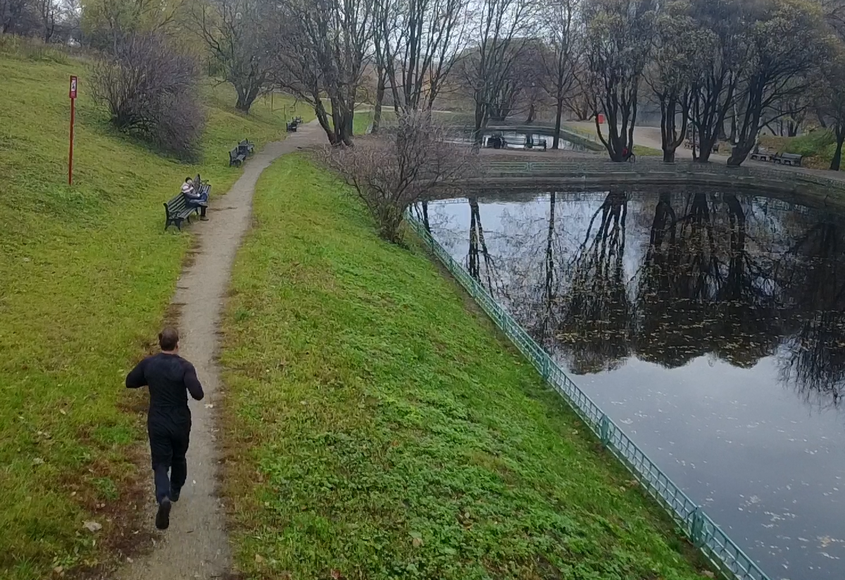 Серебряные пруды в Коломенском.