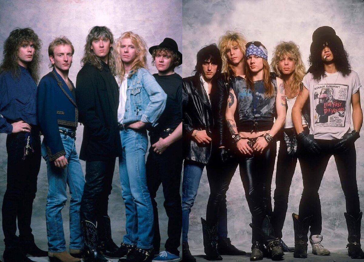 Def Leppard & Guns N' Roses. Фото из открытых источников