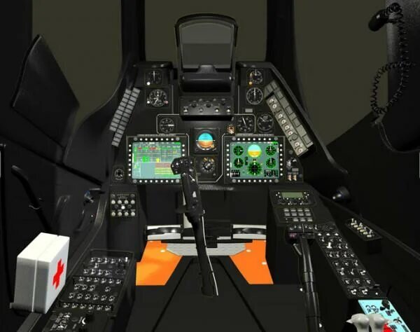 Кабина Ми-28Н. Фотография из интернета