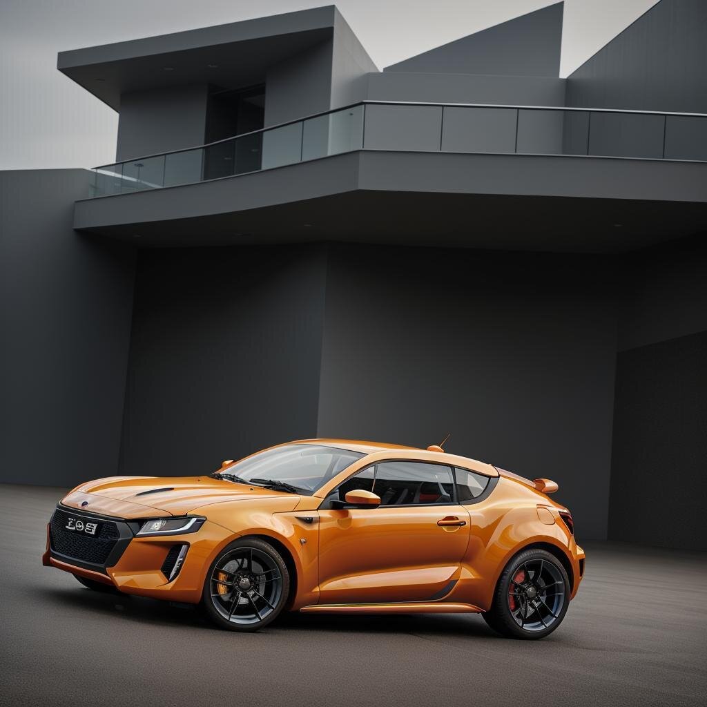 Спортивный автомобиль марки Lada.

Нейросеть Epic Realism. Сгенерировано в Boringtask. 
ПРОМТ: A Lada sports car. Smooth curves, sharp corners, stunning colors, modern style