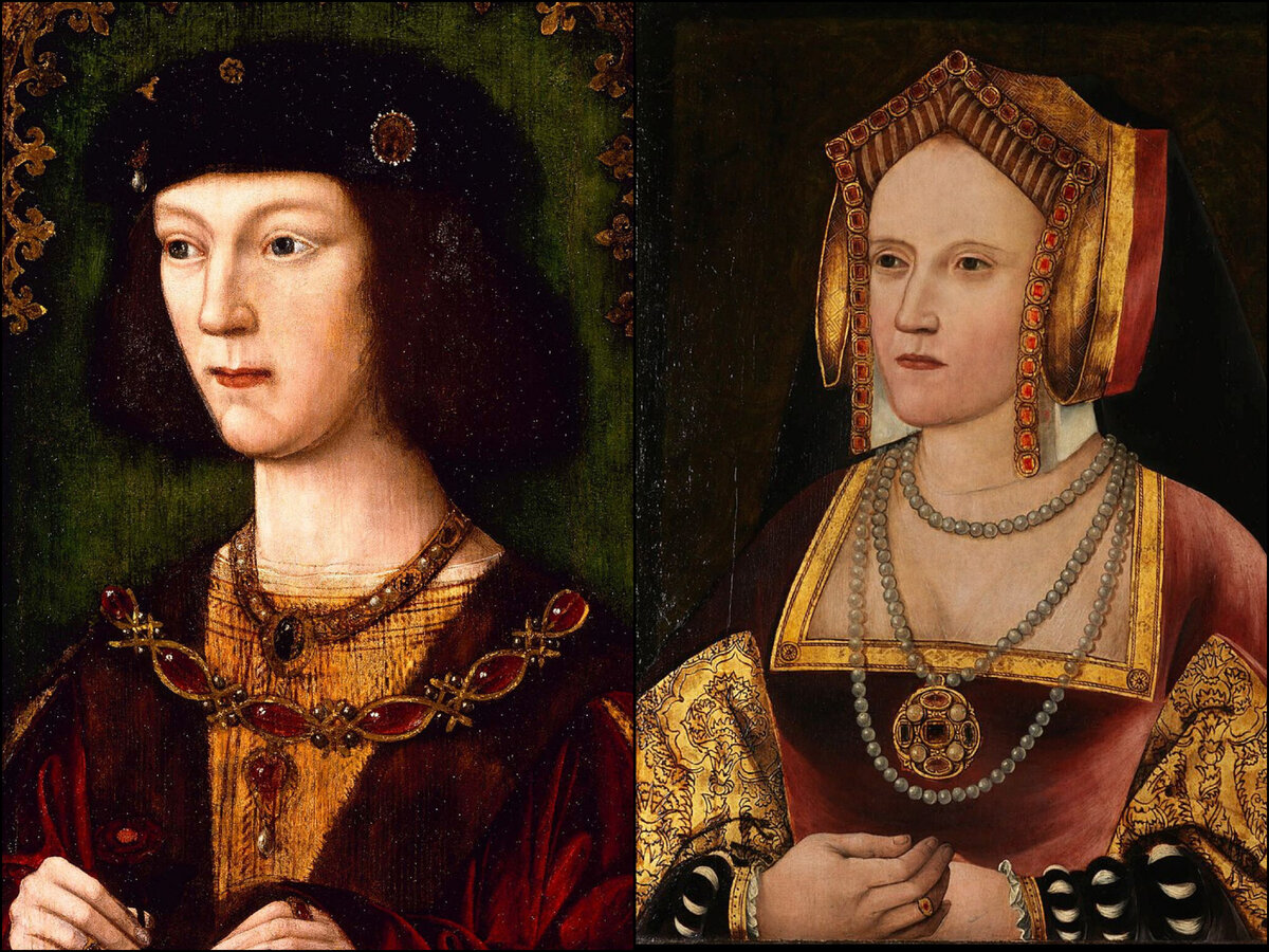 Генрих VIII, худ. неизвестен, нач. 16 в. / Екатерина Арагонская, худ. неизвестен, 16 в.