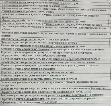Тут Вы можете заметить, что уже есть практическая часть работы, и много чего необходимо отразить. 