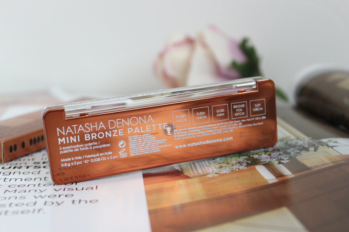 Палетка теней Natasha Denona Mini Bronze.