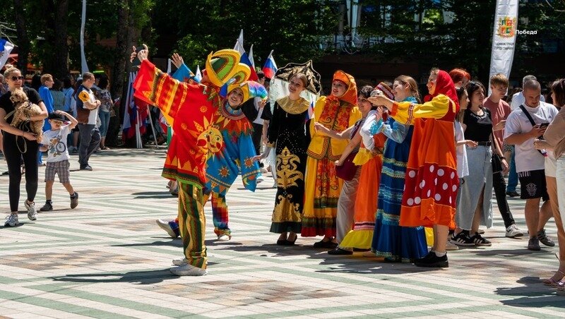    В парке Победы в Ставрополе организовали различные активности для детей и взрослых Фото: Александр Скрыпник / / ИА «Победа26»