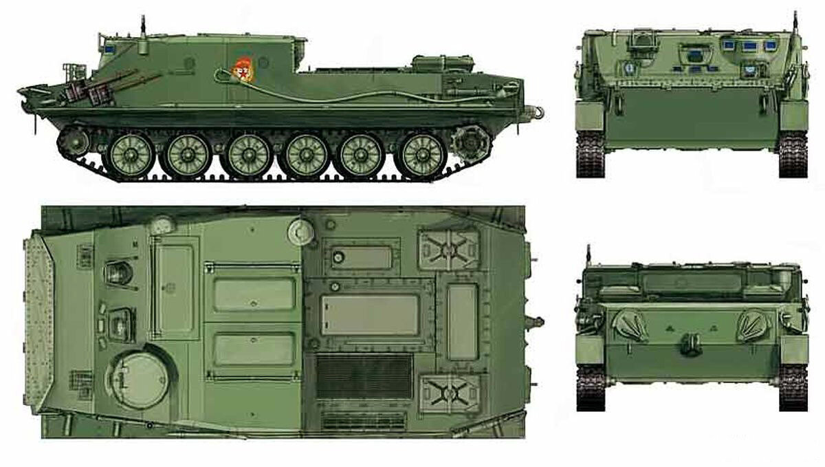 Советский бронетранспортёр БТР-50П