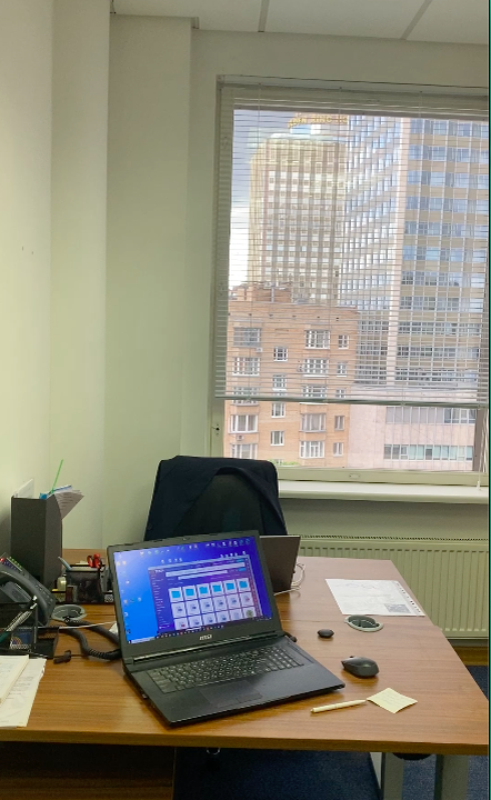 Рабочее место. Из личного архива