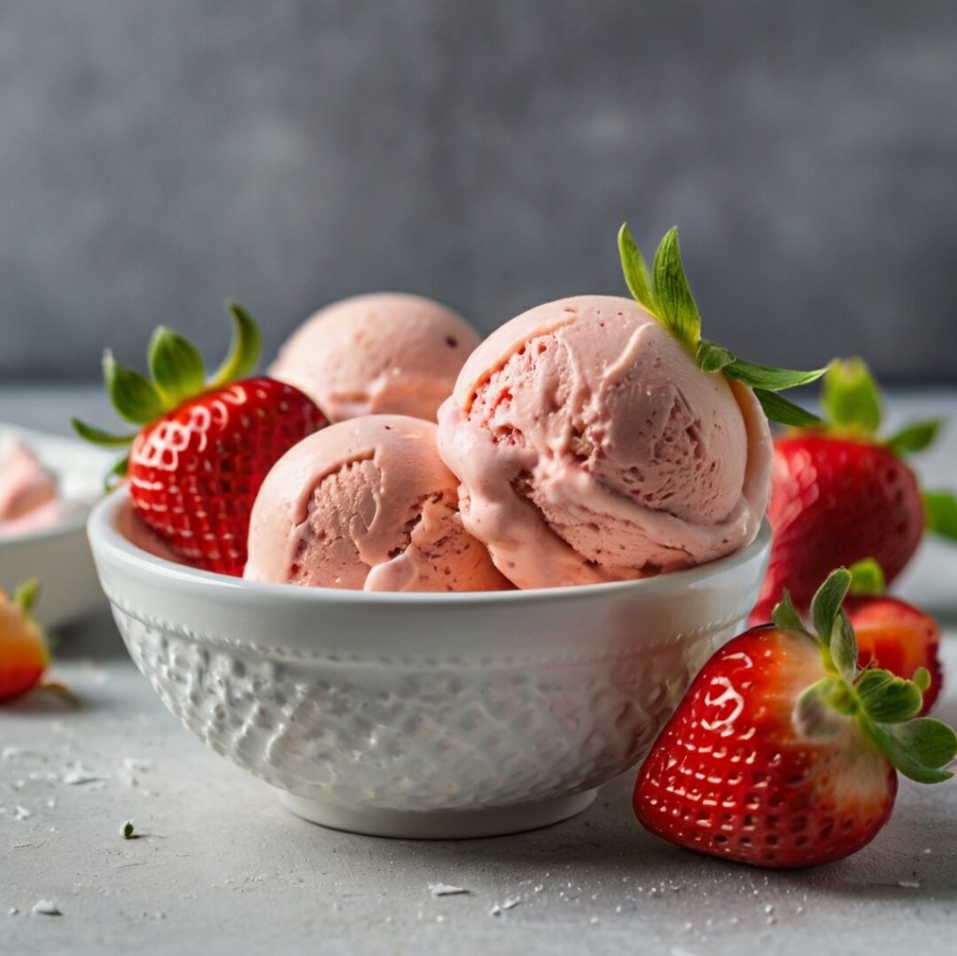 🍓🍨Клубничное мороженое со сливками: Освежающий летний десерт.🍨 |  ЭнерджиЛайф: рецепты, обзоры и вдохновение | Дзен