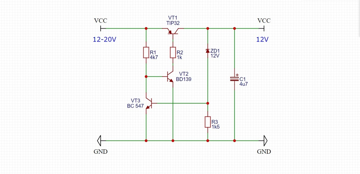 Регулятор напряжения на 12 вольт