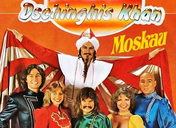 Потомки Чингисхана в Москве. Дружеский шарж-коллаж на исторические события