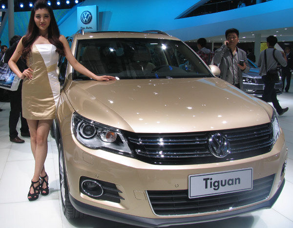 Volkswagen Tiguan для китайского рынка, фото с Пекинского Автосалона 2012