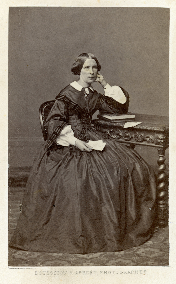 Розали Роос-Оливекрона. Фото 1857 г. Источник: https://kulturpersoner.uppsalakyrkogardar.se/en/rosalie-olivecrona/