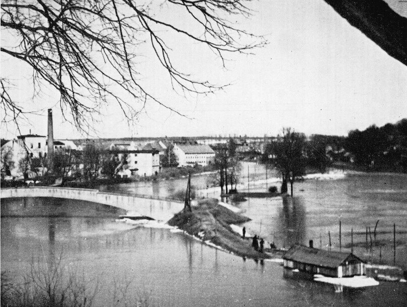 Паводки в Инстербурге временами принимали форму настоящего бедствия. Фото — Аннемария Крюк. (Annemarie Kruck)