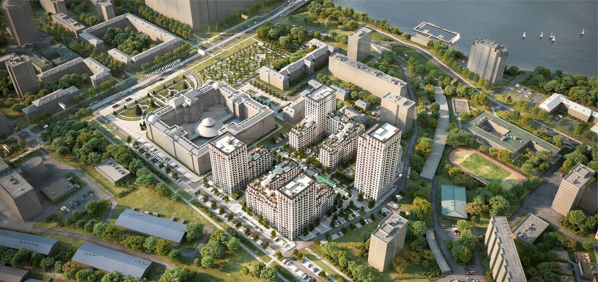 Проект и план застройки ЖК на Некрасова в Екатеринбурге