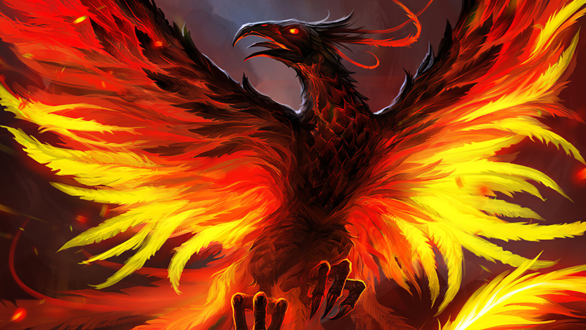 Птица Феникс. Фото в свободном доступе.