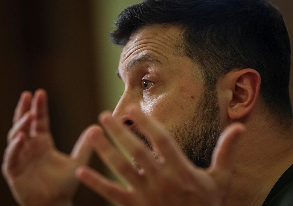    Президент Украины Владимир Зеленский. REUTERS