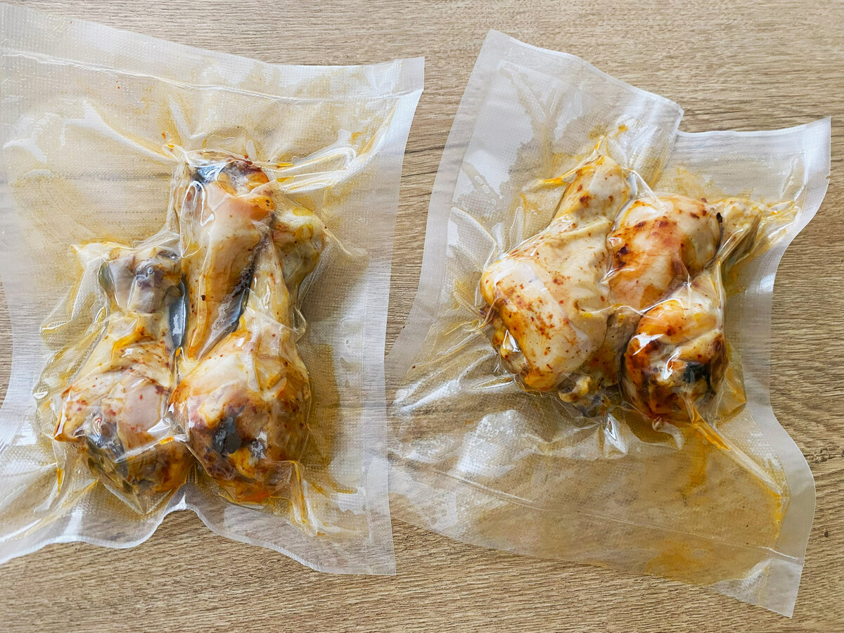 голень курицы в вакууме