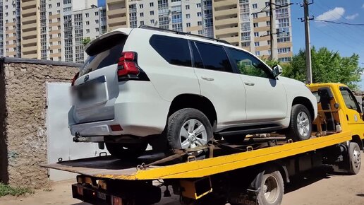 Быстрый ремонт заклинившего колеса на Toyota Land Cruiser Prado 2018 г.в.