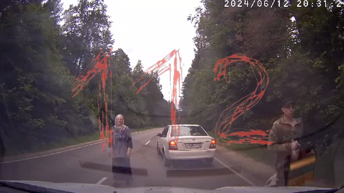 После стрельбы по женщинам, военный высадил из машины других очевидцев. Но ни один из автомобилей он не забрал. 