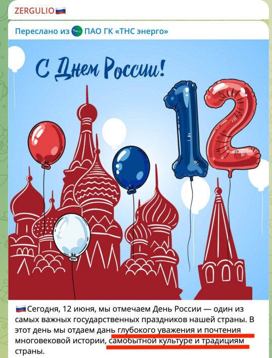    ФОТО: СКРИНШОТ T.ME/SERGEYKOLYASNIKOV