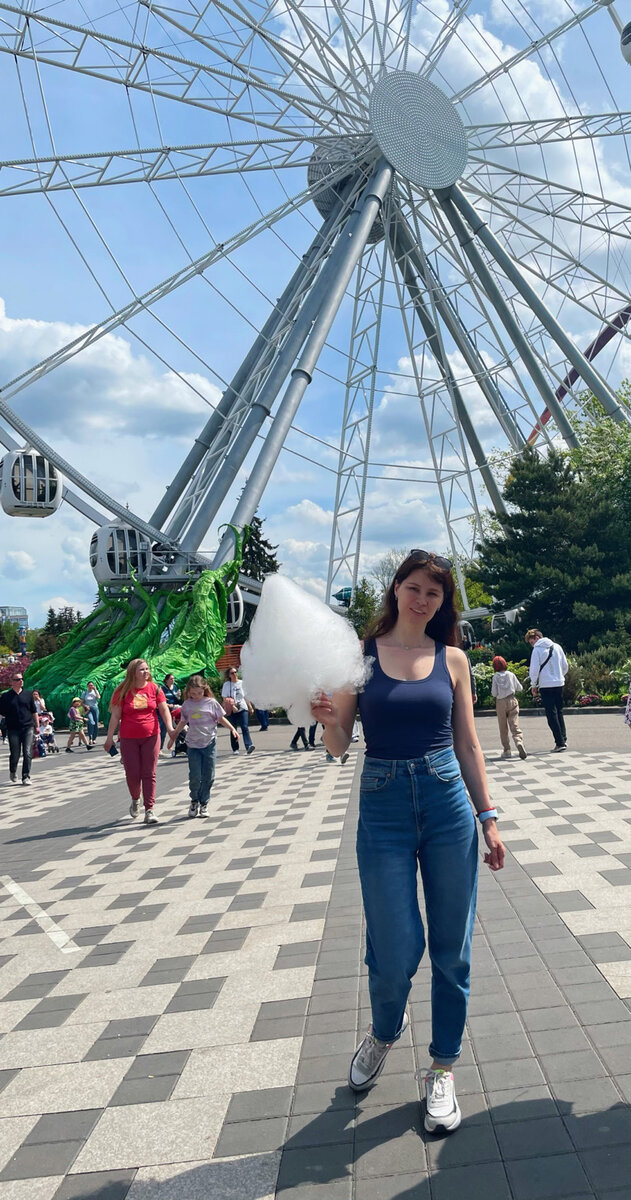 Ну и как же без сладкой ваты? 