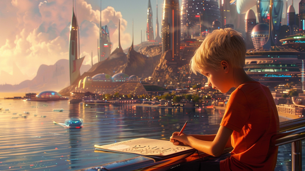 Читала я когда-то прикольную антиутопию, где письмо от руки было нефиговой привилегией. Вместе с приличным образованием, да. By Midjourney bot