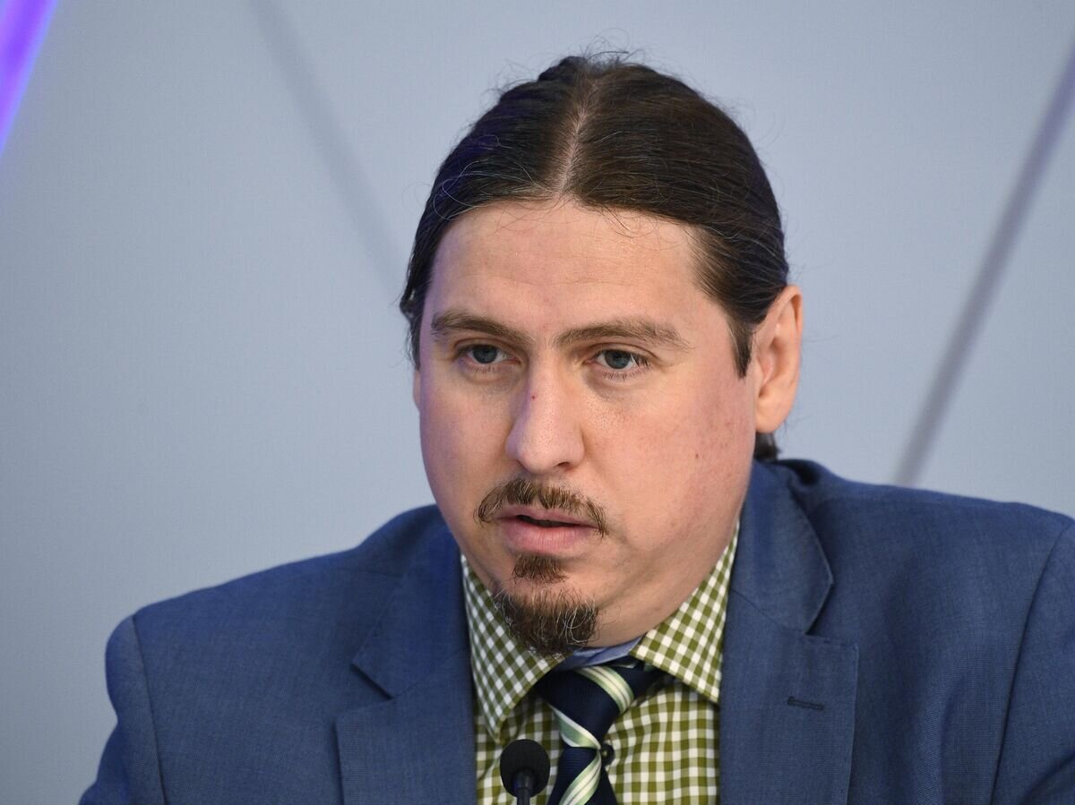    Заместитель директора Фонда национальной энергетической безопасности Алексей Гривач в ММПЦ "Россия сегодня"© РИА Новости / Нина Зотина
