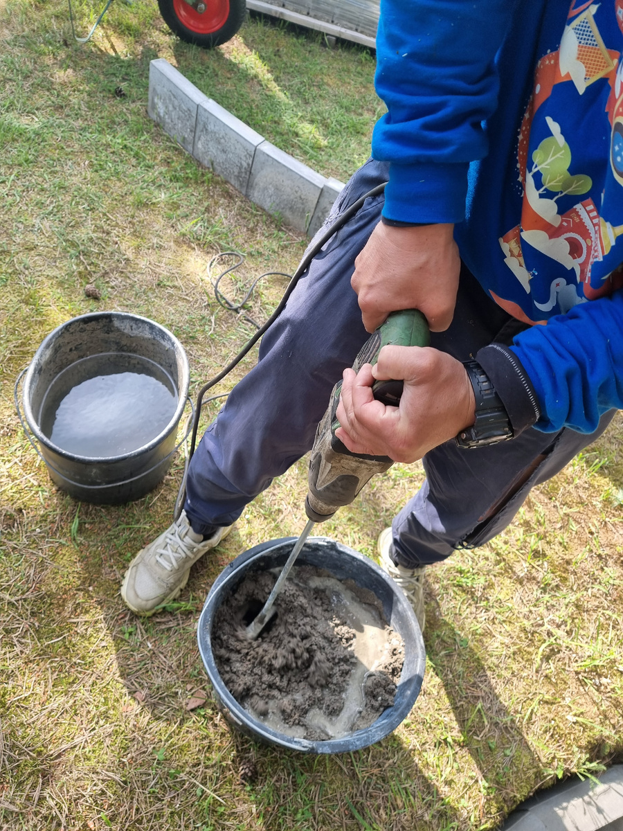 Заливкой я называю одно ведро
