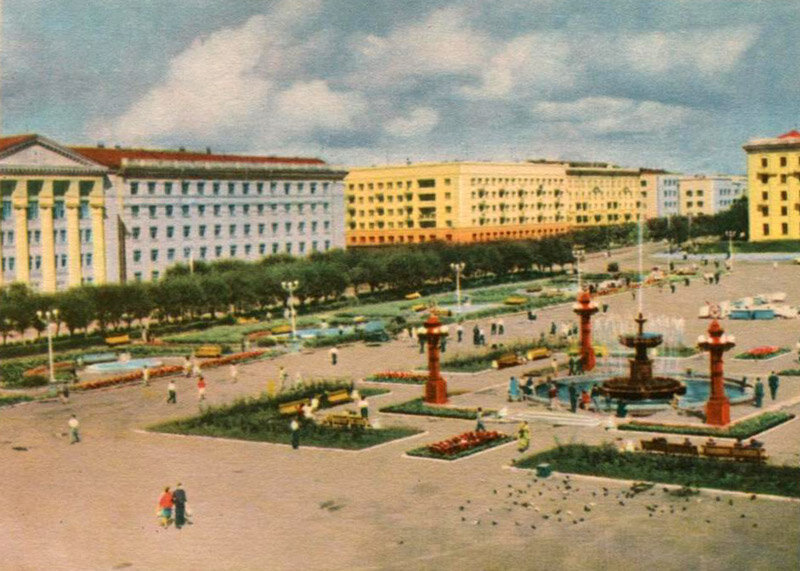 Площадь Ленина 1966 года.