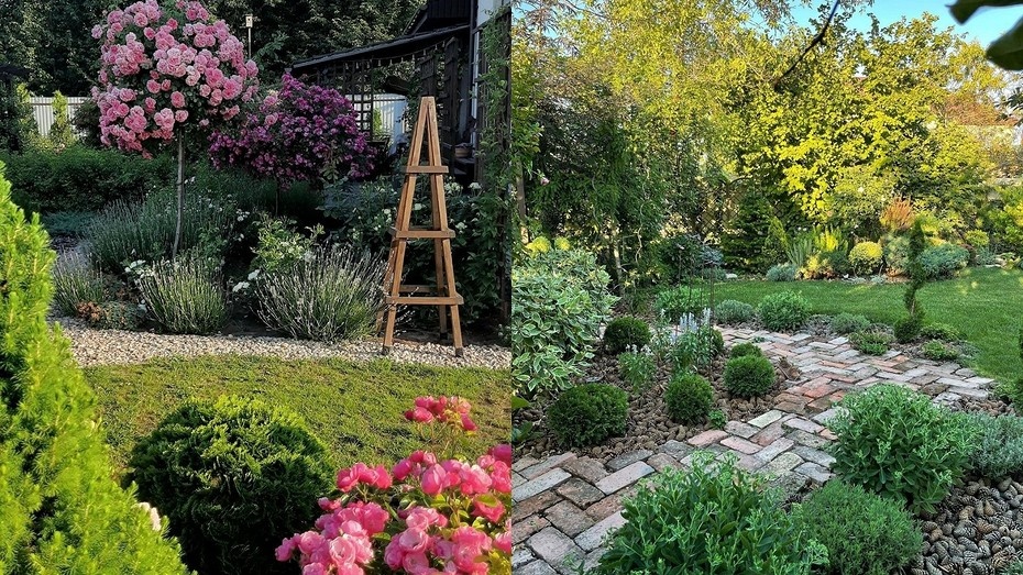 Дорожки на даче своими руками: 7 подходящих материалов, советы, видео и 84 фото