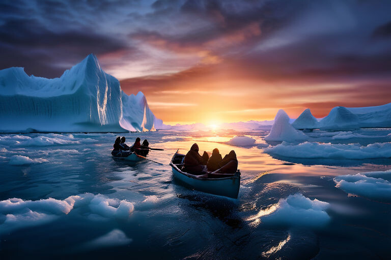 рыбаки отправились на промысел