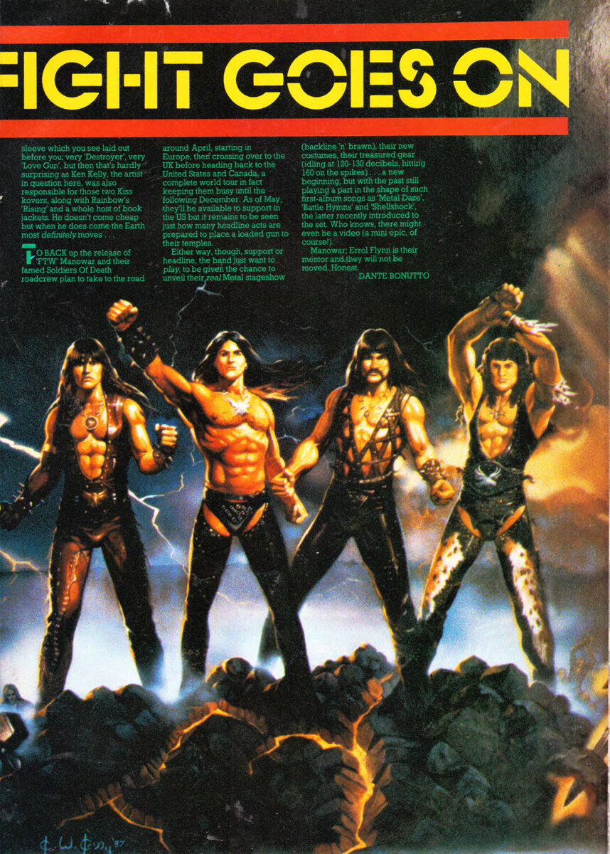 Страница журнала Kerrang!