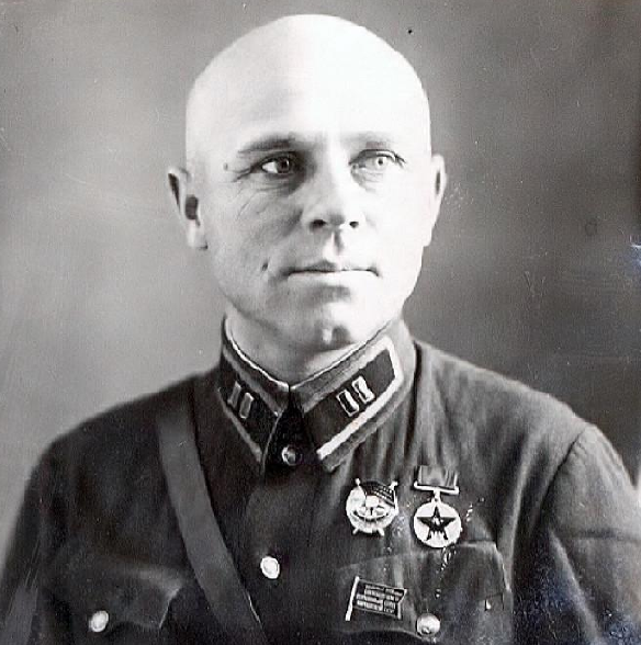 Начальник 79-го пограничного отряда подполковник Савва Грачев