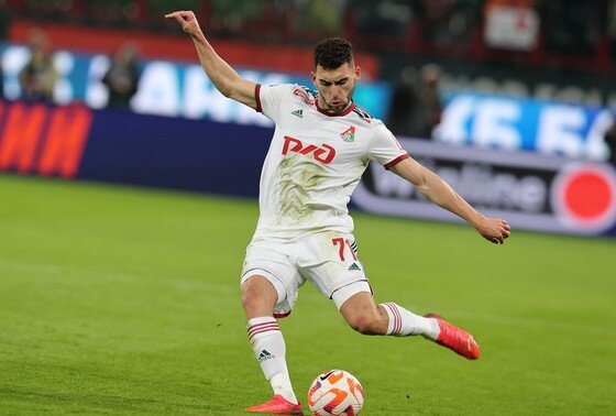    Защитник футбольного клуба «Локомотив» Наир Тикнизян