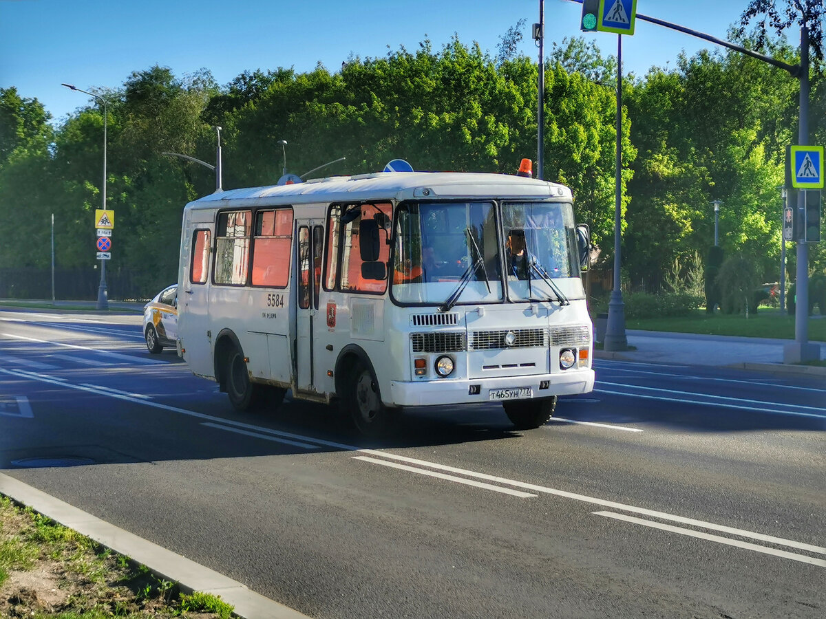 Автобус 5584 ПАЗ-32053. Шереметьевская улица.