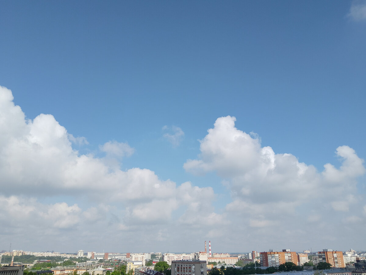 Утреннее небо, фото автора