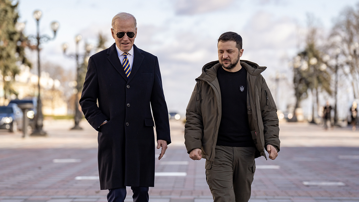 Байден и Зеленский фото с сайта белого дома США