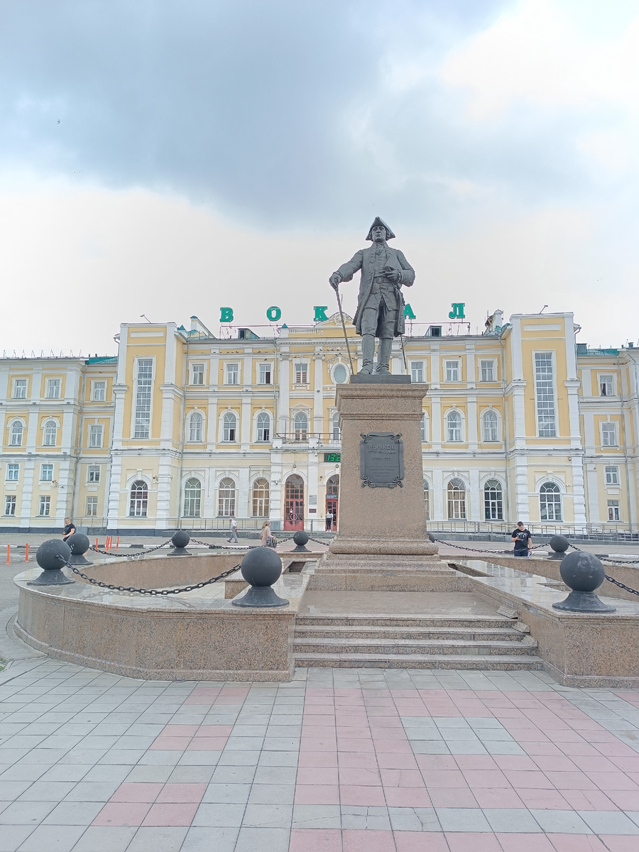 Фото автора канала, железнодорожный вокзал 