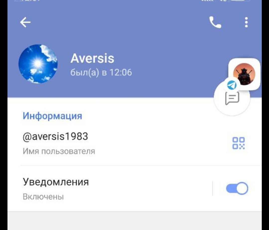 Скрин автора