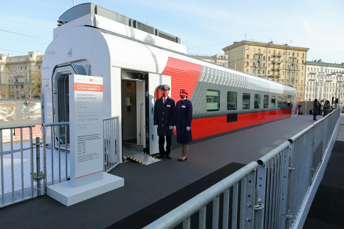 Презентация проекта пассажирского вагона габарита Т, 2020 год. Источник: tourweek 