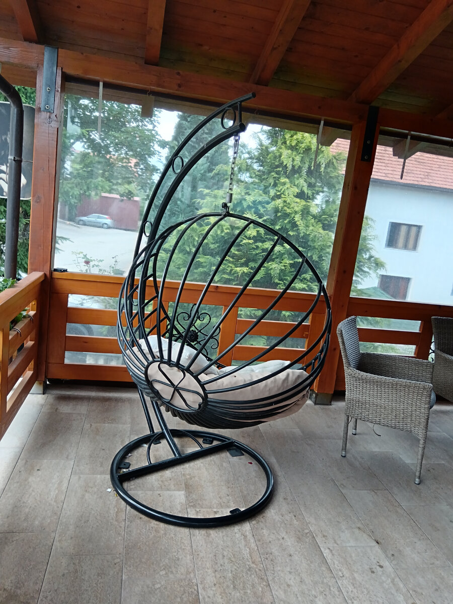 Терраса в парикмахерской.