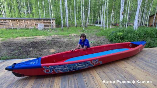 Готовлю лодку для экспедиции из Хубсугула в Байкал