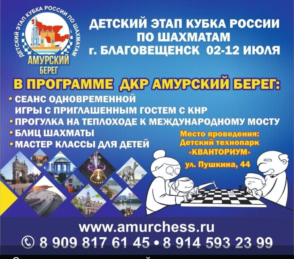    Фото: федерация шахмат и шашек Амурской области