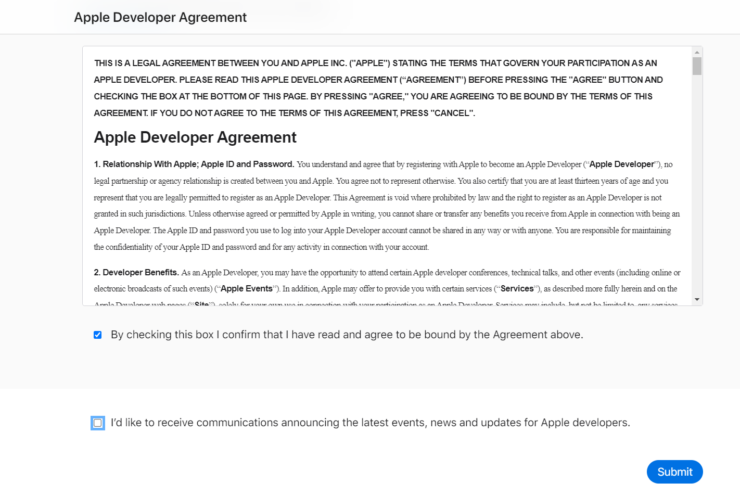     Примите лицензионное соглашение, чтобы установить macOS Sequoia